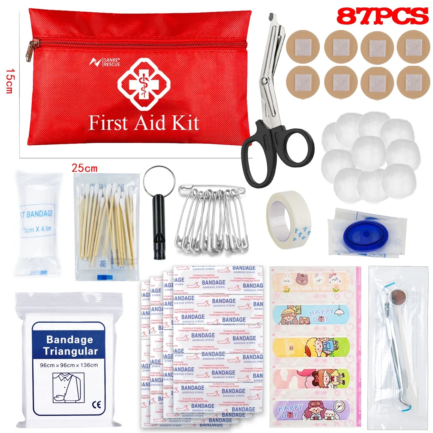 ALL PURPOSE FIRST AID KIT 160 PIECES