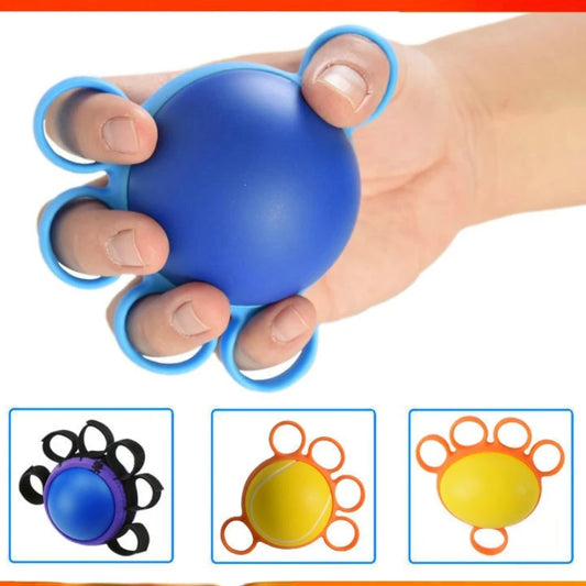 FIVE FINGER REHABILITATION GRIP BALL